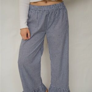 Sonderhaus Blue Plaid Boxer Pants